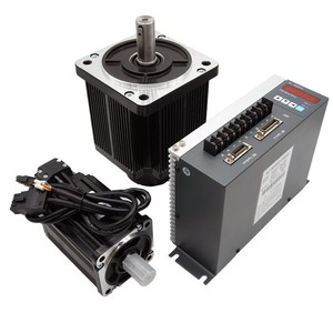 Presa di fabbrica servo e driver controller kit velocità regolabile motore monofase ac servomotore 220v 2kw personalizzare in cina