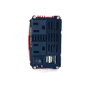 מהפך כוח גל סינוס שונה 800W, שיא 1600 וואט, ממיר AC 12V DC לרכב ל-110V AC