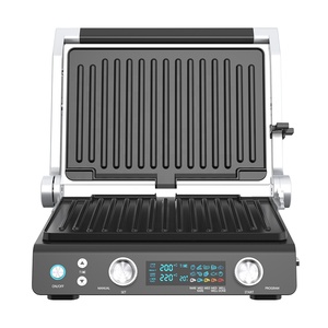 2023 New Smart <strong>Tech</strong> Electric Stainless Steel Contact Grill Multi-Function Digital Screen 19 Pre-set <strong>Programs</strong> for Household Use - Product Image 2