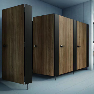 Factory Cheap Durable Phenolic Compact Board HPL Waterproof <strong>Wc</strong> Toilet <strong>Partition</strong> for Sale I - Product Image 1