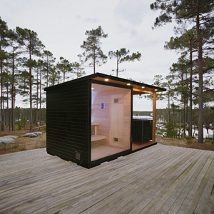 Modern 9KW Electric Stove Premium Finnish Spruce Sauna Custom-Made for Outdoor <strong>Use</strong> Wet Steam Function Smart <strong>Computer</strong> <strong>Controls</strong> - Product Image 3