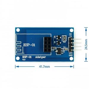 <strong>ESP8266</strong> <strong>ESP</strong>-<strong>01</strong> Serial <strong>WiFi</strong> <strong>Wireless</strong> Adapter <strong>Module</strong> 3.3V 5V Esp01 Breakout PCB Adapters Compatible - Product Image 2