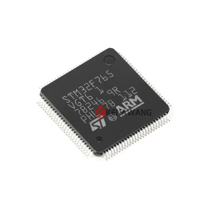 Микроконтроллер STM32F765VGT6 IC 32 бит 1 Мб флэш-памяти Новый и оригинальный 100LQFP SRAM стандартная внутренняя ST интегральная схема для мобильного телефона-