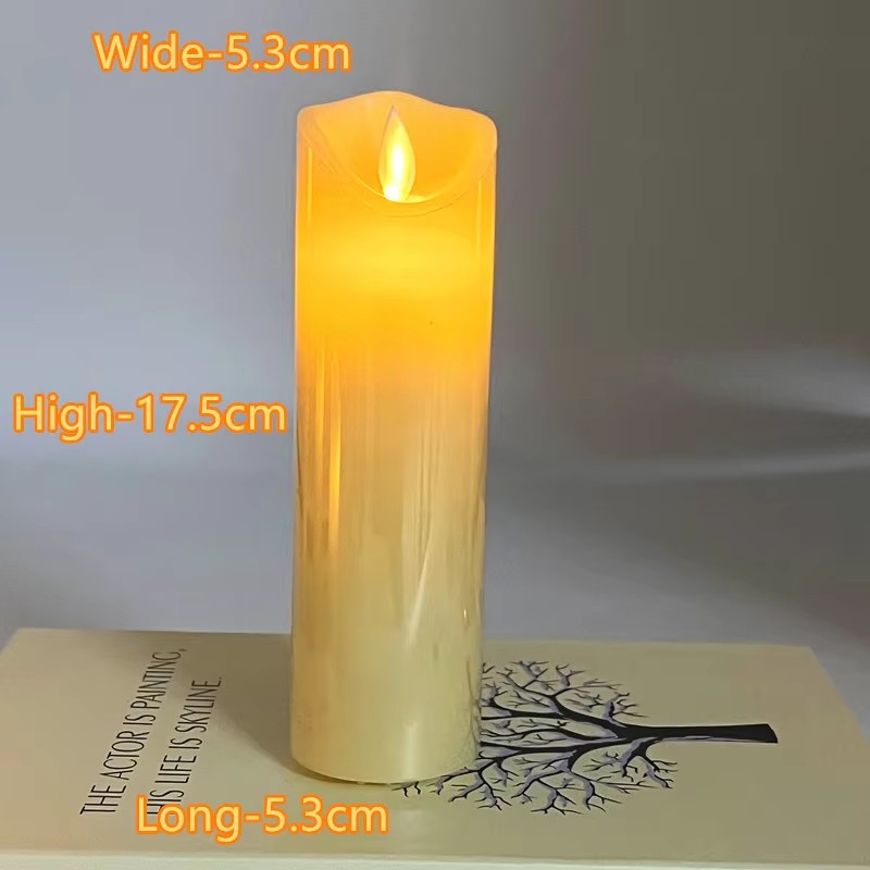 Télécommande 5,3*17,5 cm : bougie à flamme oscillante