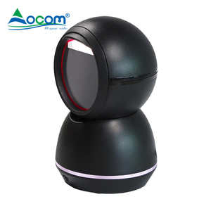 OCOM Desktop Barcode Scanner 1D 2D <strong>QR</strong> <strong>Code</strong> Automatic <strong>Scanning</strong> Can Be Customised Supermarket Price Wired Scanners - Product Image 1