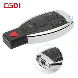 CG resmi fabrika akıllı uzaktan kumandalı anahtar Transponder çip anahtar Fit için B-en-z MB FBS3 315/433MHz kırmızı panik - Product Image 3
