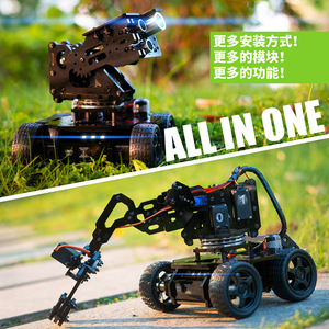 Raspberry Pi Robot Steam Sports Car braccio meccanico pitone programmabile Robot auto controllata da App - Product Image 5