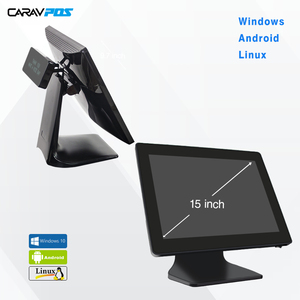 15 дюймов двойной экран POS все в одной точке продажи кассовый аппарат Windows сенсорный экран POS терминал POS системы - Product Image 3