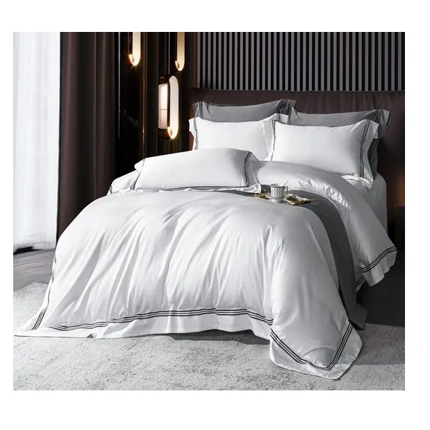 غطاء سرير s القطن مجموعة عالية الجودة الفراش الفاخرة المفرش 12 قطعة تصميم غطاء سرير غطاء لحاف و ملاءات مجموعة ريدسون