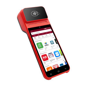 H-Z92 5.5 Inch <strong>Android</strong> 8.1 BT WIFI 3G 4G NFC Charging Base Smart <strong>Mini</strong> Mobile Handheld Portable Pos Machine with 58mm Printer - Product Image 1
