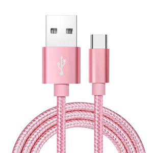 Factory Customized 3A Usb Type-<strong>c</strong> Nylon Woven Mobile Phone Charging Cable Data Cable for <strong>Apple</strong> and Android - Product Image 1