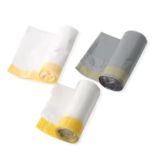 Sacos de basura de cuerda compostables para el hogar Bolsas de plástico con cordón biodegradable Bolsa de basura en rollo - Product Image 2