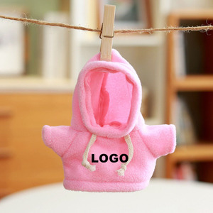 Hoddie ของเล่นตุ๊กตายัดไส้ทำจากผ้ากำมะหยี่พร้อมโลโก้แบบกำหนดเองสำหรับของเล่นตกแต่ง - Product Image 1