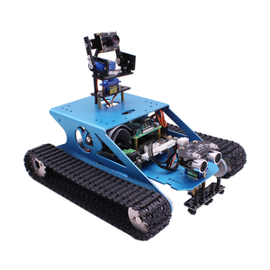 Yahboom G1 5G WIFI AI Kamera Tank Roboter Kit mit 2DOF Kamera HD USB Kamera basierend auf der Raspberry Pi und 4WD Erweiterungs karte