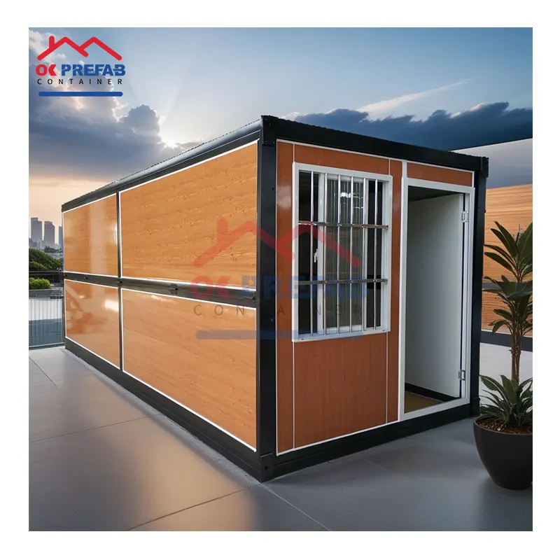 High Quality Low Cost Foldable Office Modular Housing Folding Prefabricated Homes Prefab Container Foldable House