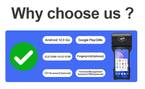 Dispositivos de pago electrónico Terminal de pago POS Android con impresora incorporada Compras y pago al recibir Z93 - Product Image 5