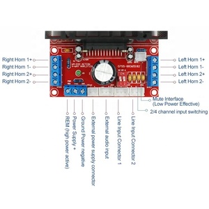 TDA7388 4-Channel Audio <strong>Amplifier</strong> Board 4x41W TDA7388 DC12V <strong>Amplifier</strong> Board Audio <strong>Amplifier</strong> - Product Image 4