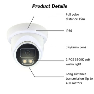 Enster הנמכר ביותר סגנון חדש 2MP HD 1080P חם אור <span class=keywords><strong>15m</strong></span> מלא צבע מקורה חיצוני AHD אנלוגי מצלמה