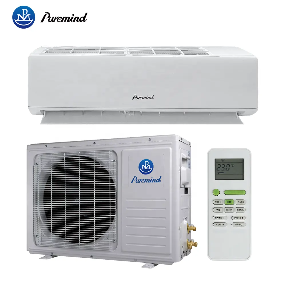 Puremind Mini aire acondicionado Frecuencia fija Refrigeración Calefacción Control Wifi R410a R32 220V 50Hz T1 Aires Acondicionados Split