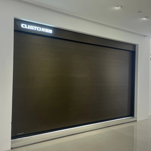 KUZI Design moderno Turbo veloce porta del Garage sistema isolato sicuro ad alta velocità funzionamento impermeabile superficie finita per il parco - Product Image 1