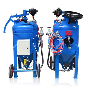 Verimli kumlama için taşınabilir tozsuz yüksek basınçlı su kumlama makinesi tozsuz kum kumlama tankı - Product Image 3