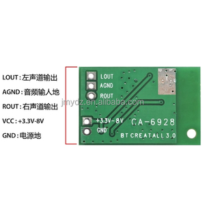 Placa de módulo receptor de Audio Bluetooth, placa Bluetooth de 5V, PCBA, 5.0BT