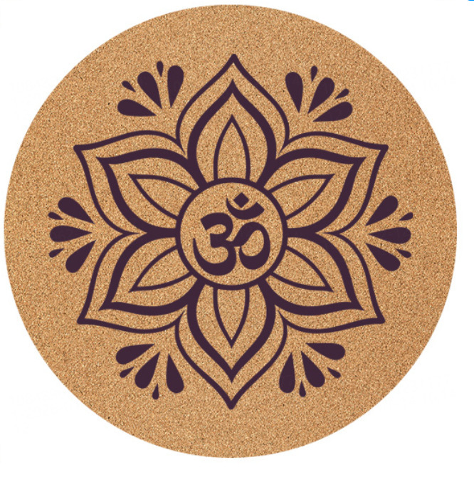 Mandala om simplificado morado
