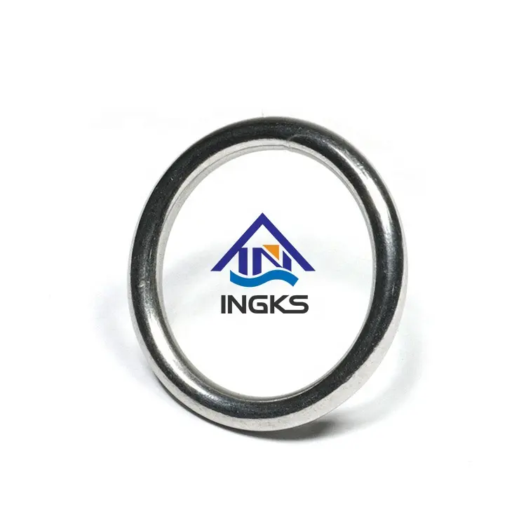 INGKS-anillo de acero inoxidable 304/316 para montañismo, accesorios de metal soldado, venta al por mayor