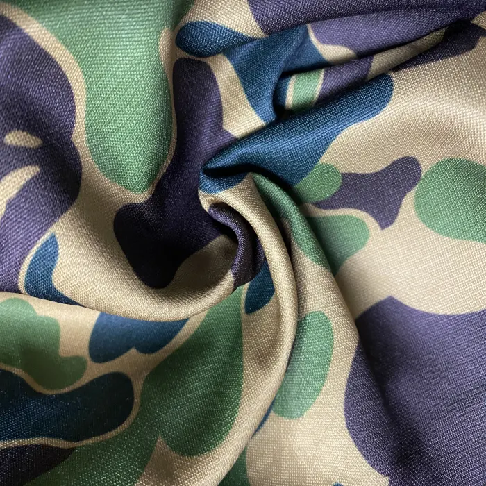 Impression numérique douce sur tissu tricoté 100% polyester tricot de plongée imprimé épais tissus de camouflage textile de plongée pour la chasse