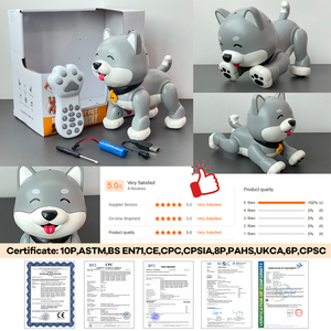 Zhorya giocattolo interattivo Rc programmazione danza voce acrobatica Ai Pet cane telecomando cane Robot giocattolo - Product Image 5