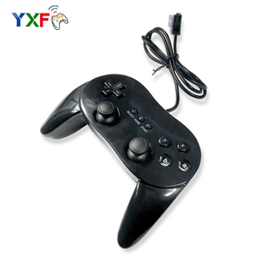 Mando con cable para Nintendo Wii pro, mando negro - Product Image 5