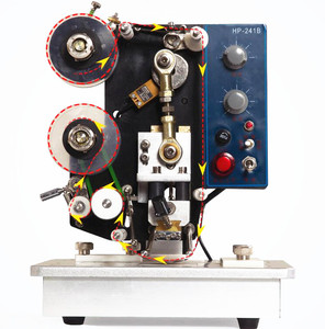 HP-241B halbautomat ische Verfalls datum Code Farbband druckmaschine für Chargen nummern - Product Image 2