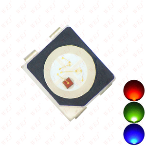3528 RGB светодиодный чип 30mA красный зеленый синий RGB 3V световая лампа шарик диод SMD СВЕТОДИОДНЫЙ компонент чип - Product Image 2