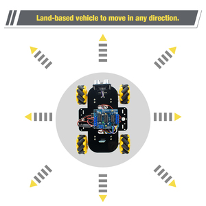 LAFVIN 4WD Mecanum Roboter auto für Arduino Robot Car Kit Smart DIY UNO R3 Projekt