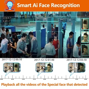Rscamtom 8CH Outdoor Ptz IP Camera Poe 4MP UHD Smart AI Detección de movimiento Cctv Camera System