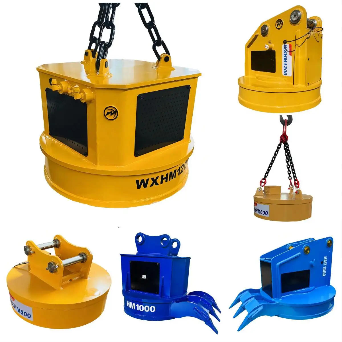 Electric Round Magnet Steel Scrap Lifting Machine Electromagnet For Sale