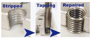 Thread Inserts Installation <strong>Kit</strong> for Repair Tool Drill Tap <strong>Kit</strong> 131pcs Threaded Coil Insert Repair Tool <strong>Kit</strong> - Product Image 5