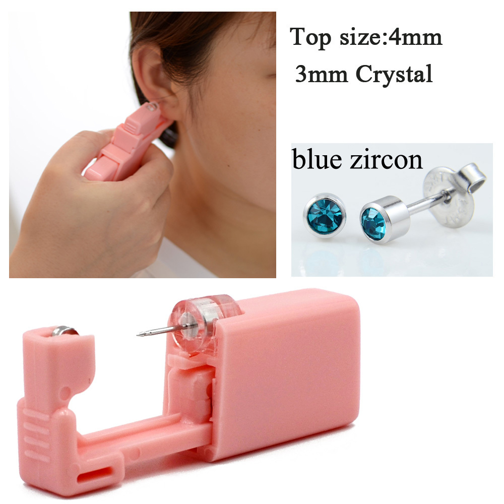 Zircon bleu 4 mm-MS21-312
