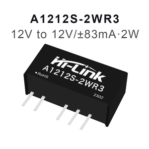 Módulo convertidor de potencia CC 3,3 ~ 13.2Vdc de salida dual de 12V a 2W 10,8/5/9/12/15/24V CC de 12V a 2W