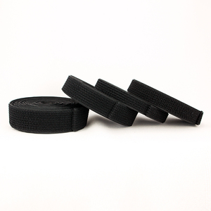 Black Nylon <strong>Hook</strong> <strong>Loop</strong> One <strong>Side</strong> High Quality Customized <strong>Hook</strong> and <strong>Loop</strong> <strong>on</strong> the <strong>Same</strong> <strong>Side</strong> - Product Image 5