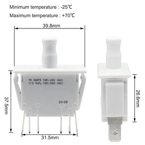 Interruttore per porta a pressione a 6 Pin interruttore per porta della macchina da gioco normalmente chiuso multifunzione - Product Image 4