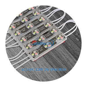 LEDモジュール,RGBアドレス可能多色IP68 SMD 3030 3LED 110v 220v - Product Image 1