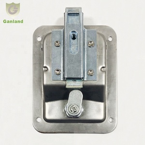 キーバンロック付きGL-12128ステンレス鋼ツールボックスパドルラッチロック - Product Image 4