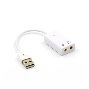 7.1-kanal externe USB 2.0 audio soundkarte adapter soundkarte für laptop PC mit kabel, geeignet für headsets