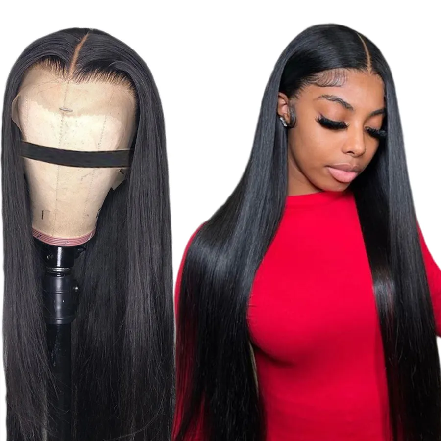 SPARK Hair Factory Outlet 13x4 Transparent Lace Full Frontal Wigs 100% Natural Human Hair 32 34 36 inch Vietnamese Raw Hair