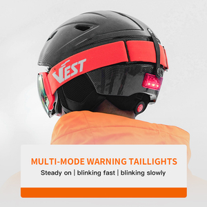 Устойчивый к низким температурам умный лыжный шлем чехлы на заказ фирменный чехол для лыжного шлема солнцезащитный сетчатый полнодуплексный лыжный шлем домофон - Product Image 5