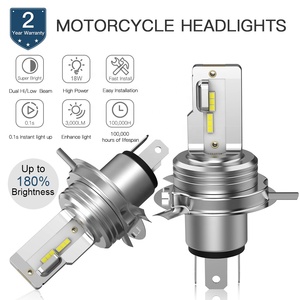 Bevinsee หลอดไฟหน้า LED แบบ HS1 H4, หลอดไฟหน้ารถมอเตอร์ไซค์แบบลำแสงต่ำ18วัตต์หลอดไฟ LED สำหรับ Honda CBF 600 CBR 250 400 CB 1300 - Product Image 2