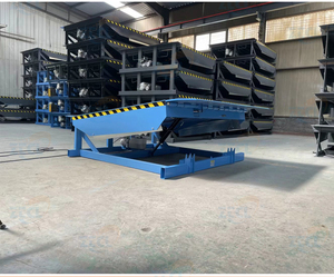 <strong>Warehouse</strong> <strong>Unloading</strong> <strong>Platforms</strong> Fixed Dock Leveller Hydraulic Swing Lip Truck Container <strong>Loading</strong> Ramp Dock Leveler - Product Image 1