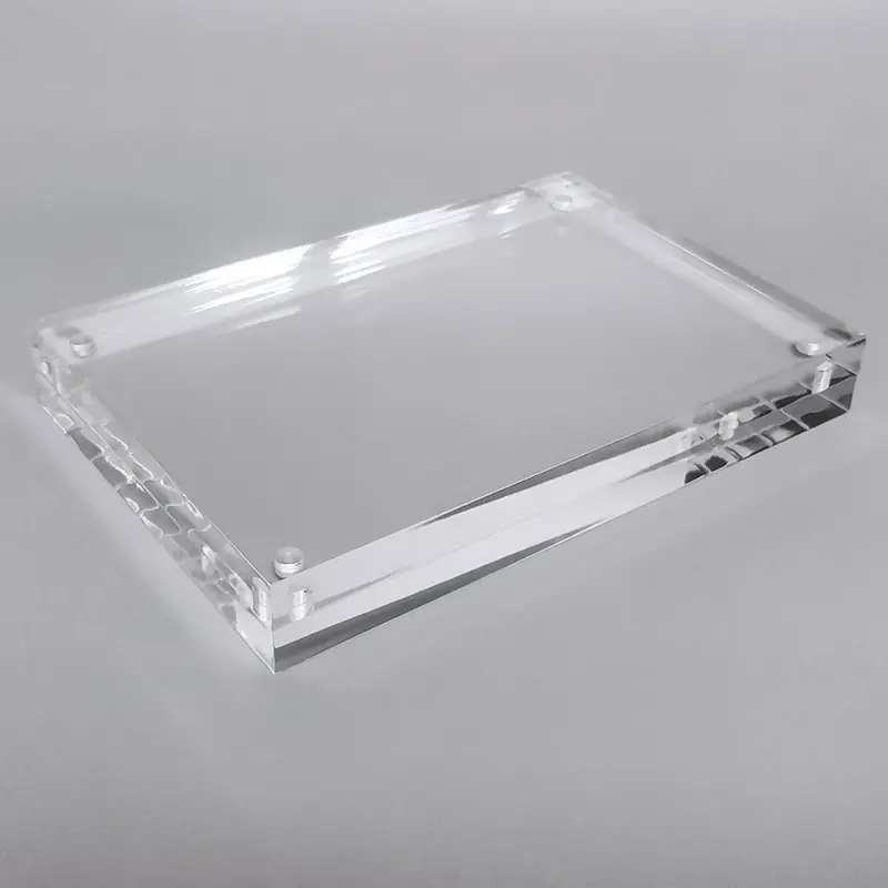 High Transparency Magnetic Picture Frames Frameless Acrylic Photo Frame