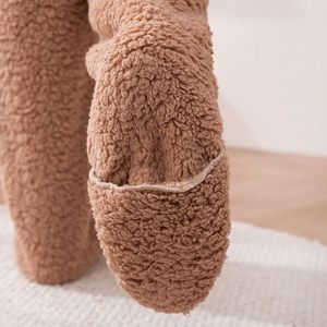 Hot Bán Fluffy Dày Mờ Đùi Cao Vớ Chân Sang Trọng Ấm Áp Dài Thoải Mái Dép Vớ Vớ - Product Image 2